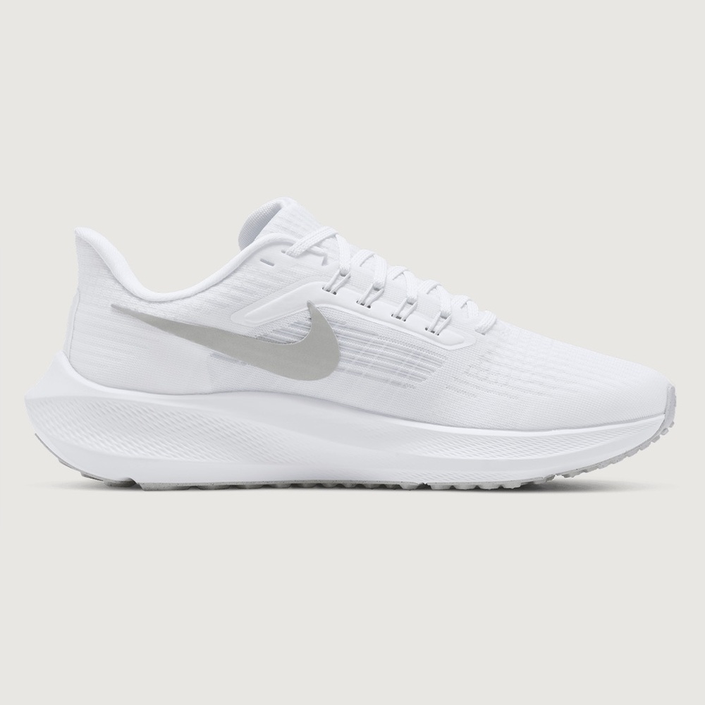 Nike White and Gray Running Shoes